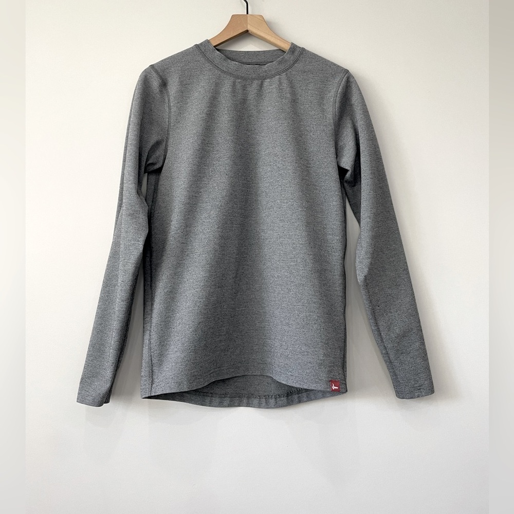 Kombi wool blend long sleeve crew neck top medium
